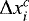 $\Delta x_i^c$
