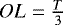 $ OL = \frac{T}{3} $