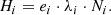 $$ \begin{aligned} H_i=e_i\cdot \lambda _i \cdot N_{i}. \end{aligned} $$