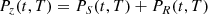 $$ \begin{aligned} P_z(t,T)=P_S(t,T)+P_R(t,T) \end{aligned} $$