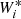 $ W_{i}^{\ast} $
