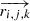 $ \overrightarrow{r_{i,j,k}} $
