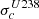 $ \sigma _c^{U238} $