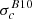 $ \sigma _c^{B10} $