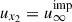 Mathematical equation: $ u_{x_2}=u^\mathrm{{imp}}_{\infty} $