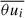 Mathematical equation: $ \overline{{\theta u}_{i}} $