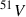 Mathematical equation: $ \mathrm {^{51}}V $