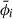 Mathematical equation: $ \bar{\phi}_i $